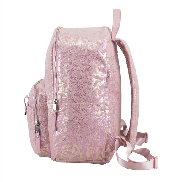 ❌SOLD❌ Pink iridescent geometric print backpack - Picture 4 of 12
